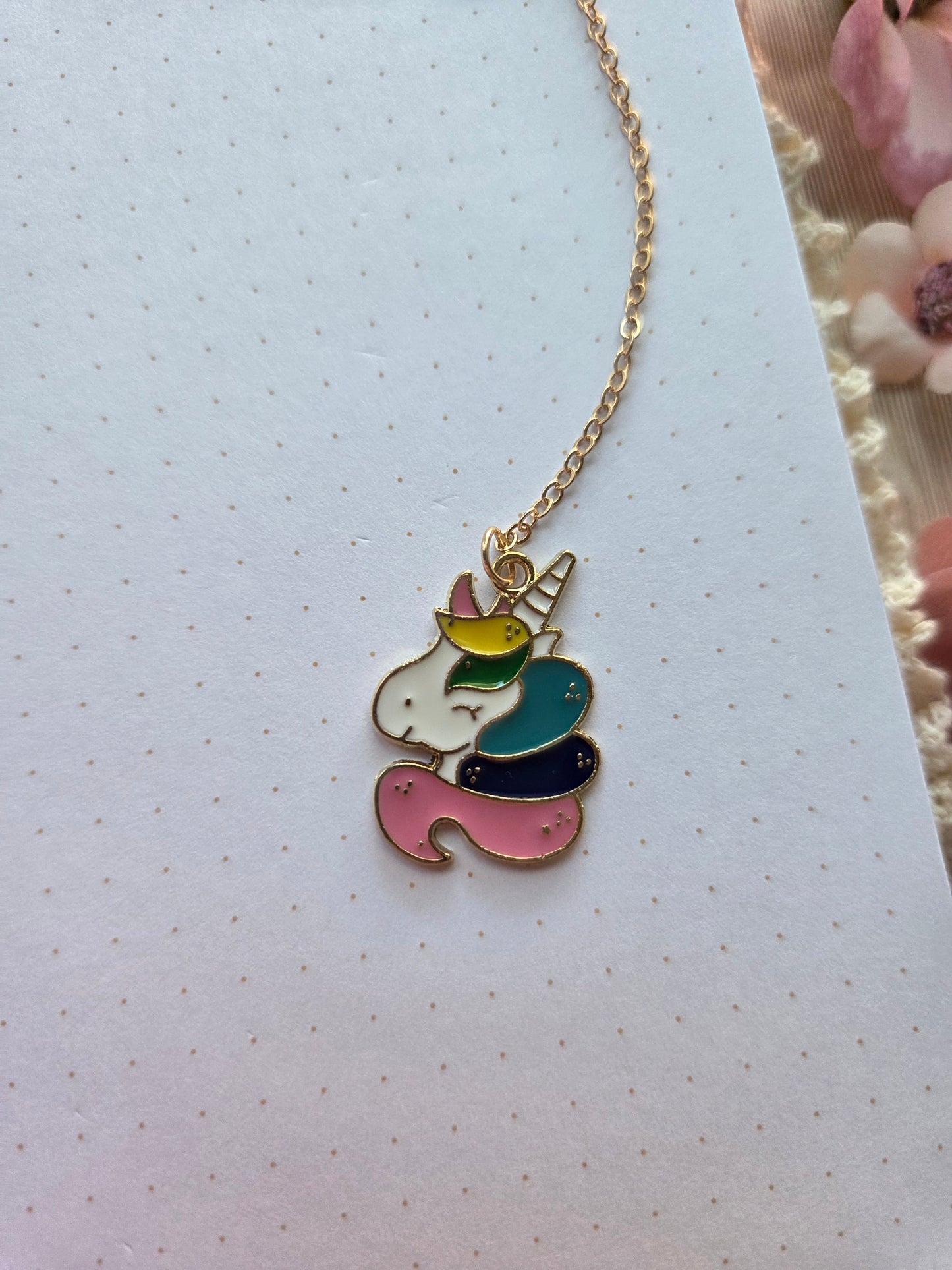 Unicorn Face Bookmark