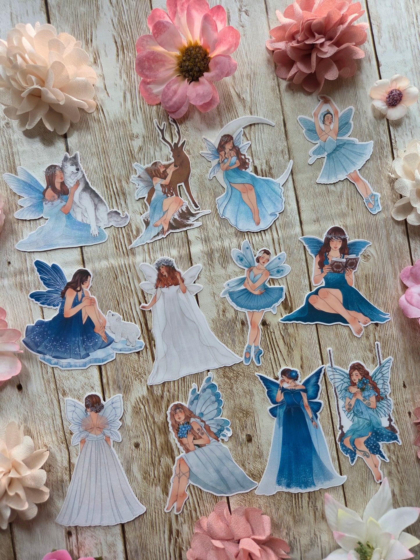 Winter Fairies Stickers