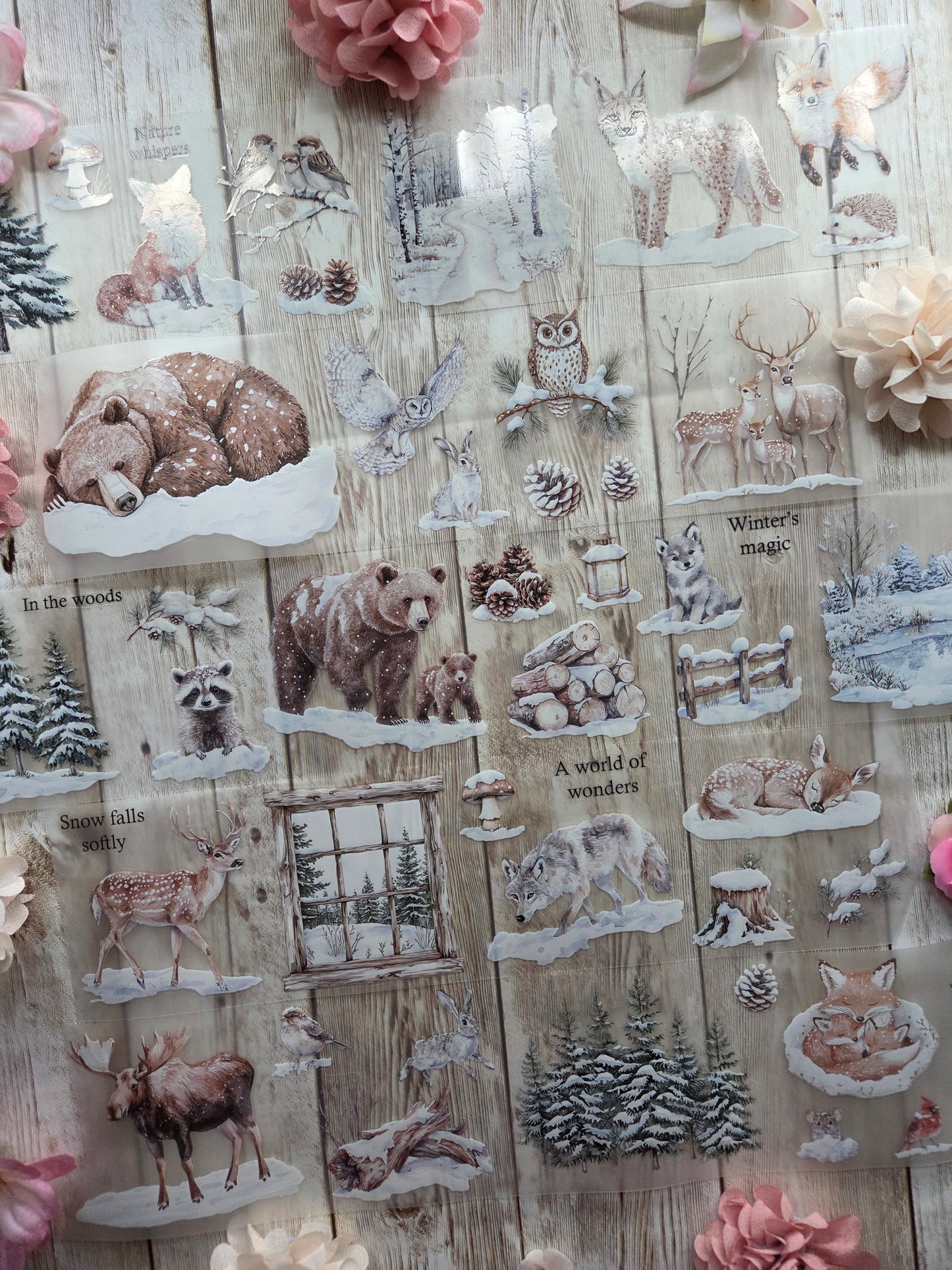 Winter Animals - PET Tape Sample Loop (Reggie)