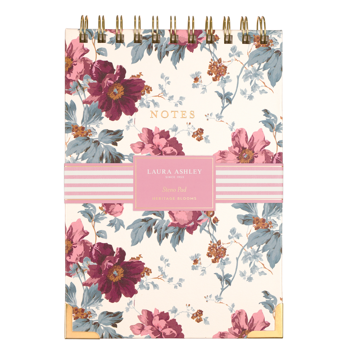 Heritage Blooms Floral Steno Pad