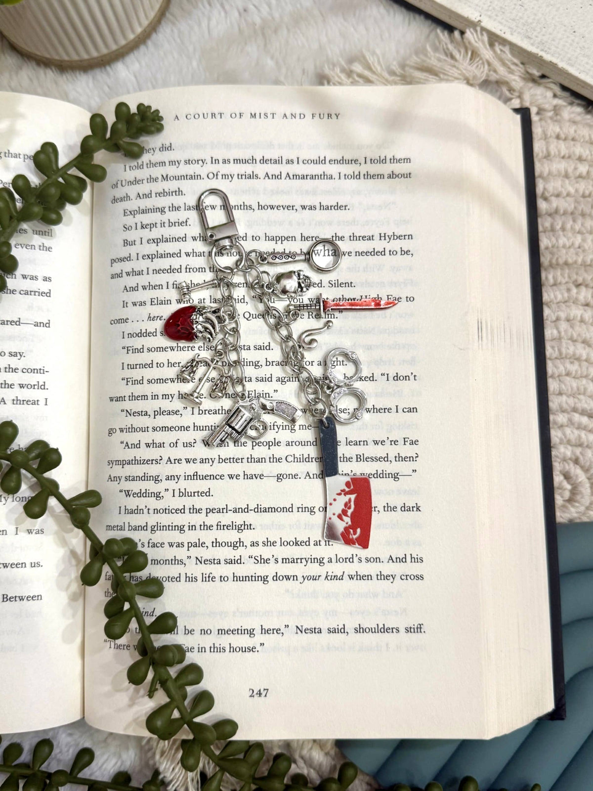 Killer Phone Kindle Charm - Murder Charm - Mystery Charm