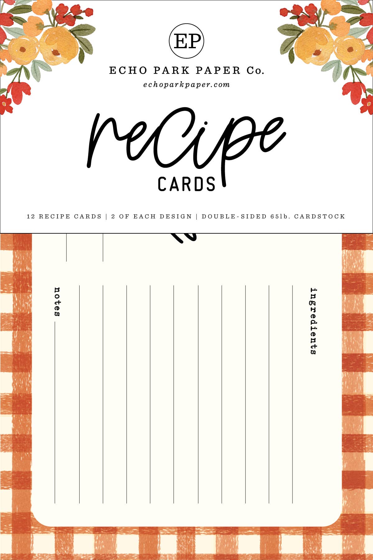 Hello Autumn Recipe Cards