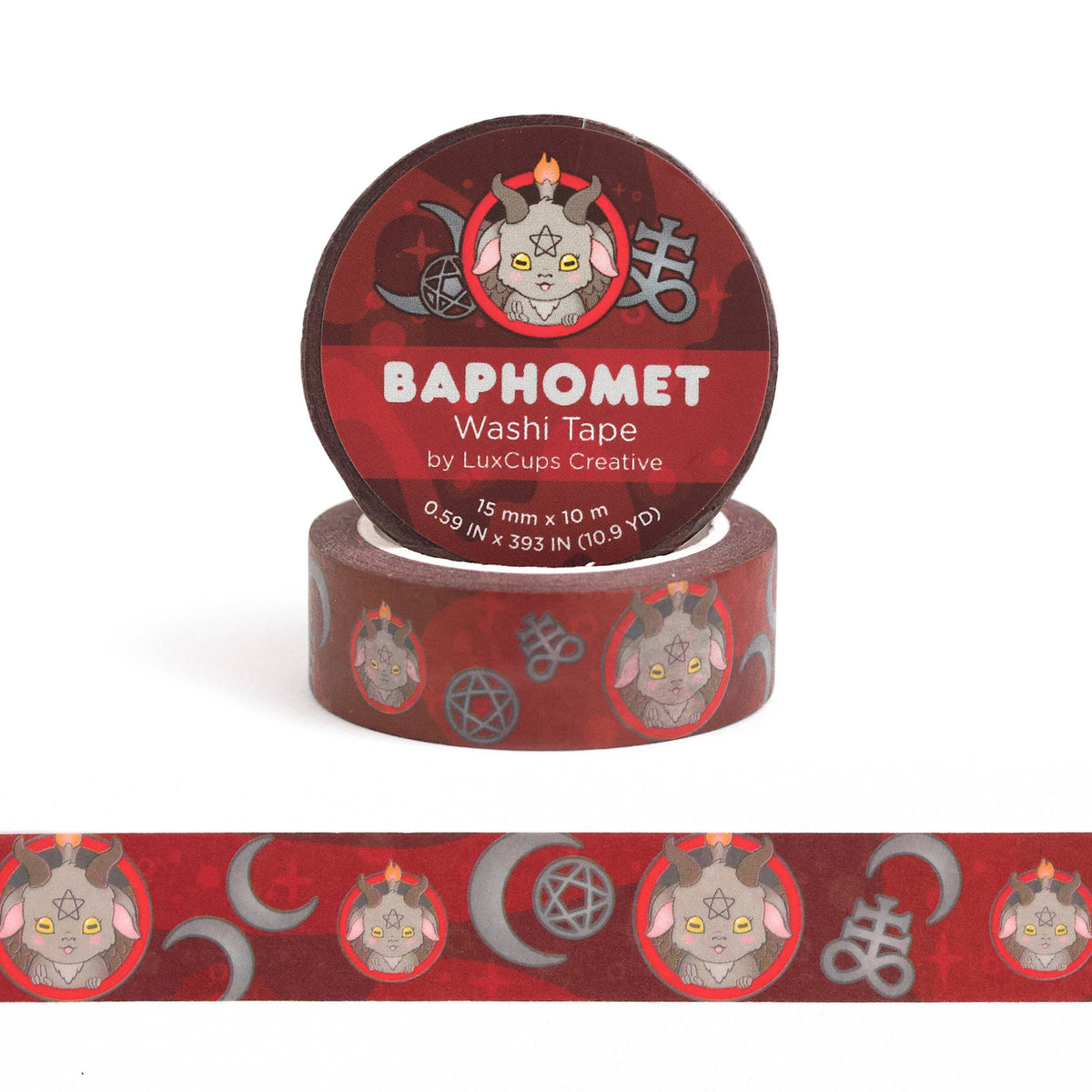 Baphomet Washi Tape - Stationery | Decorative | Low-Tack