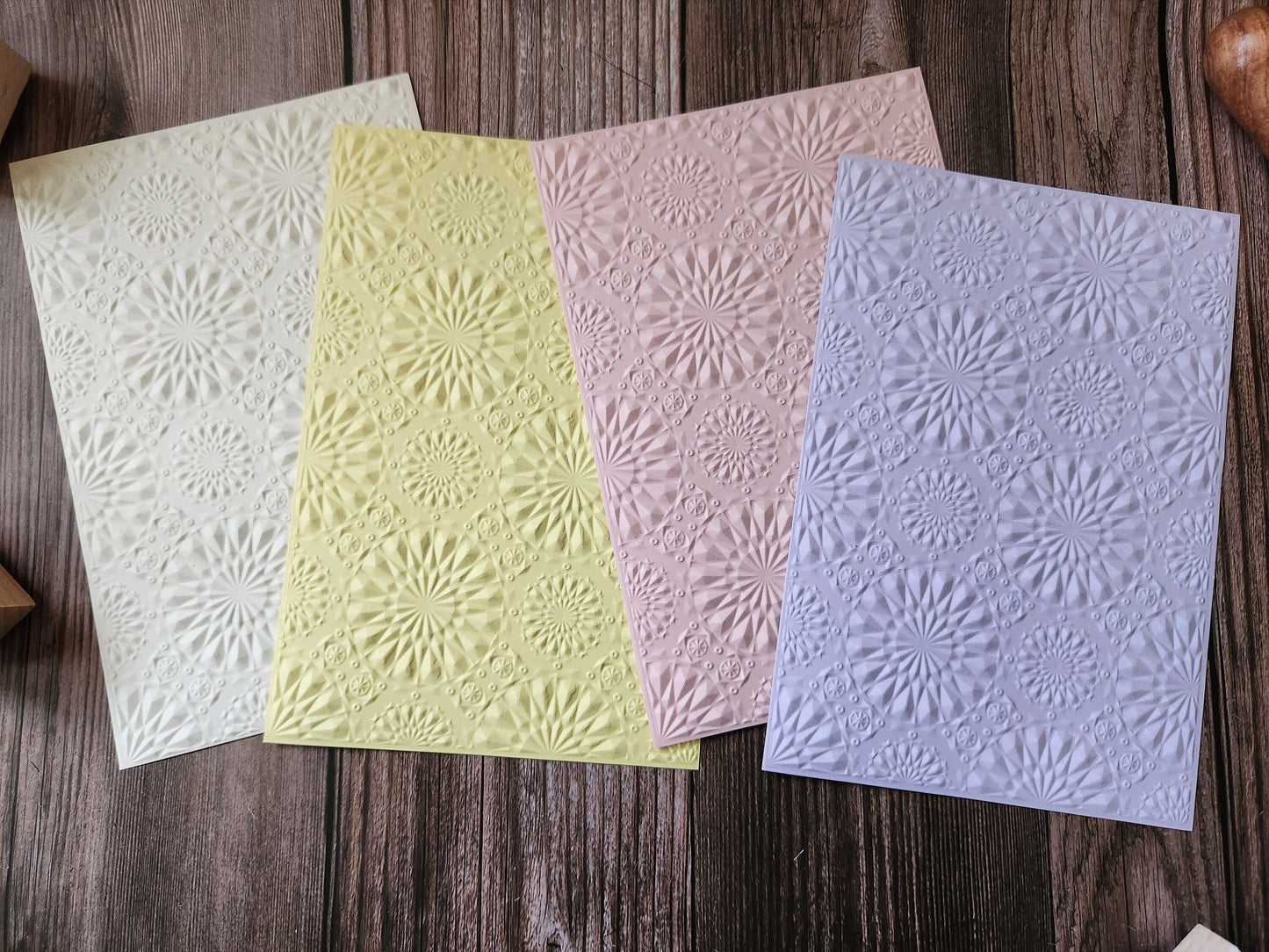 Kaleidoscope Embossed Paper