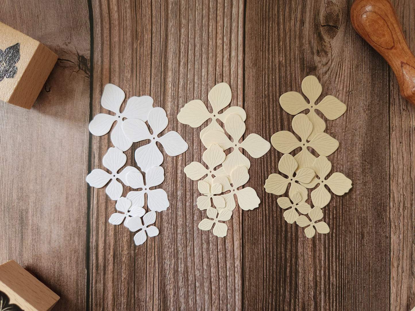 18 Hydrangea Flower Die Cuts