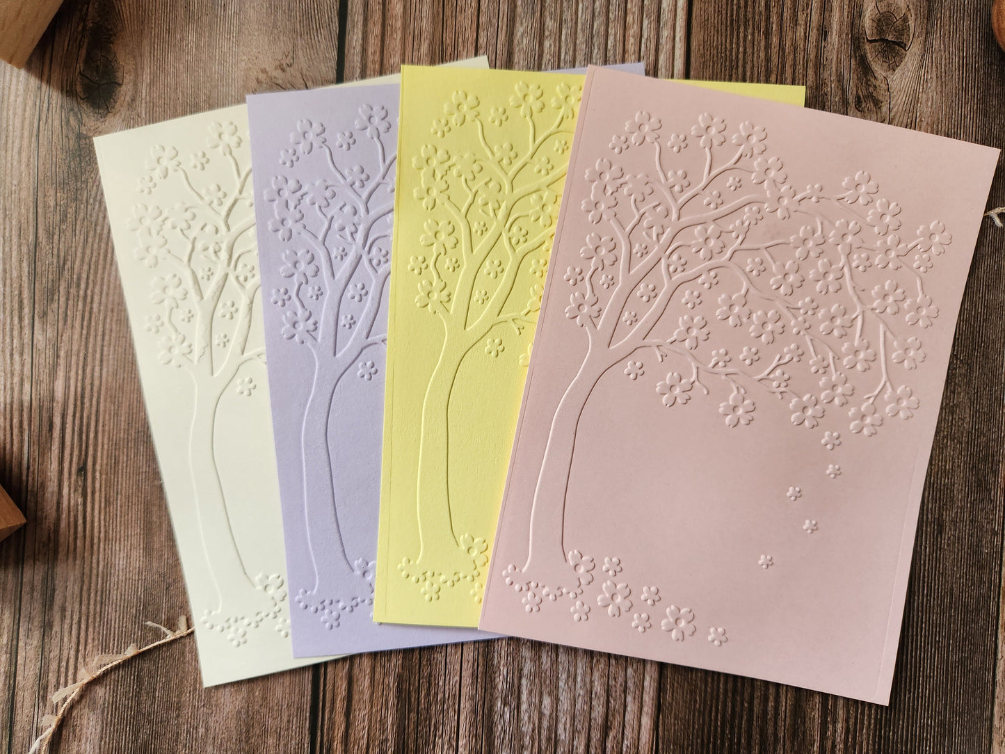 Tree Embossed Paper