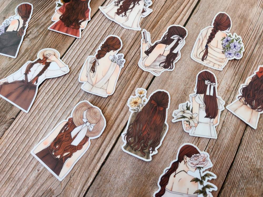 Aesthetic Girls Stickers