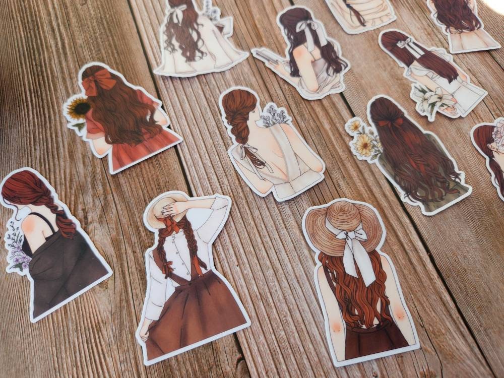 Aesthetic Girls Stickers