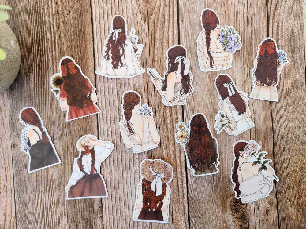 Aesthetic Girls Stickers