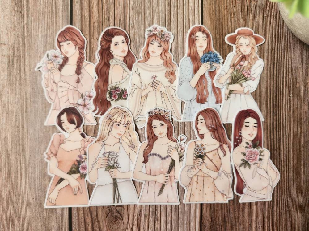 Flower Girls Stickers
