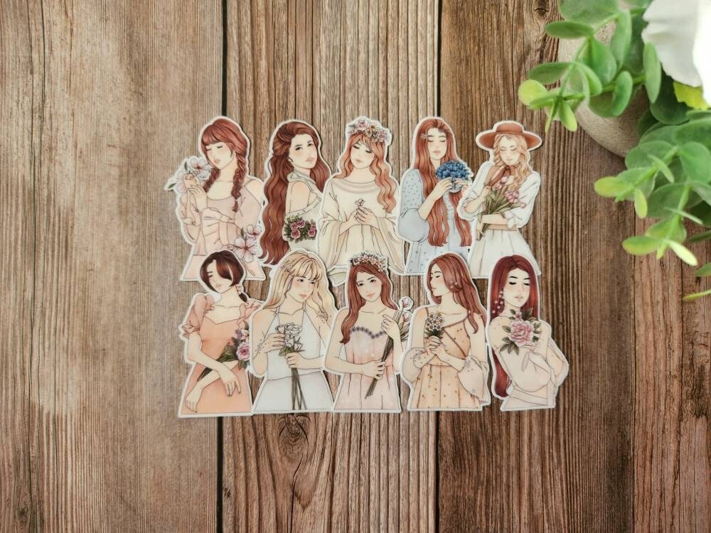 Flower Girls Stickers
