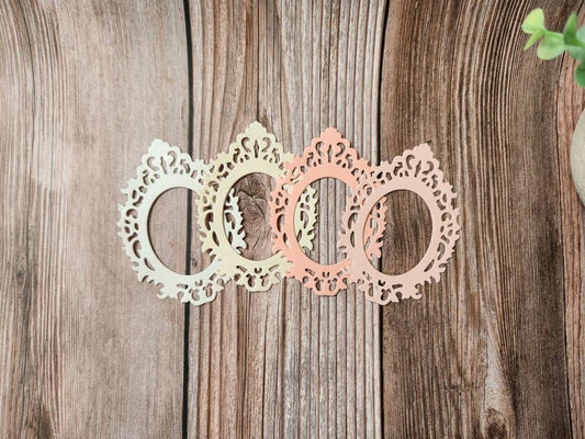 Hollow Oval Frame Die Cut