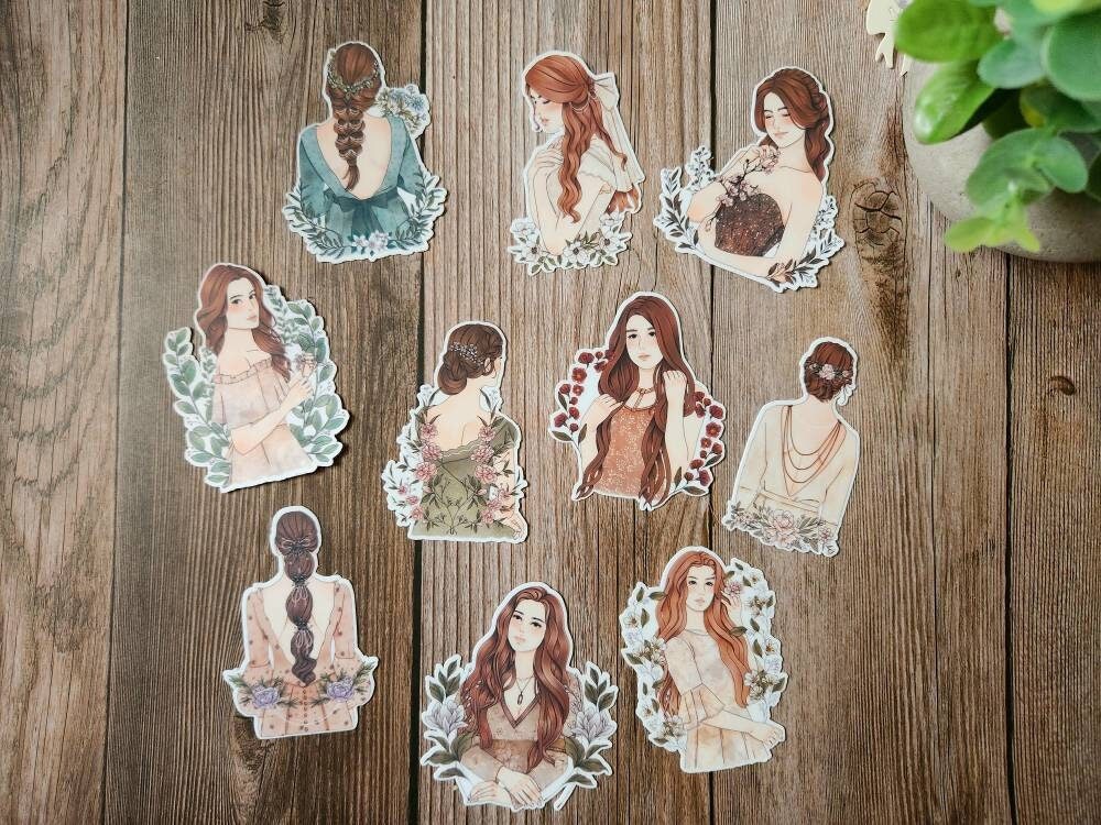 Le Jardin Girl Stickers