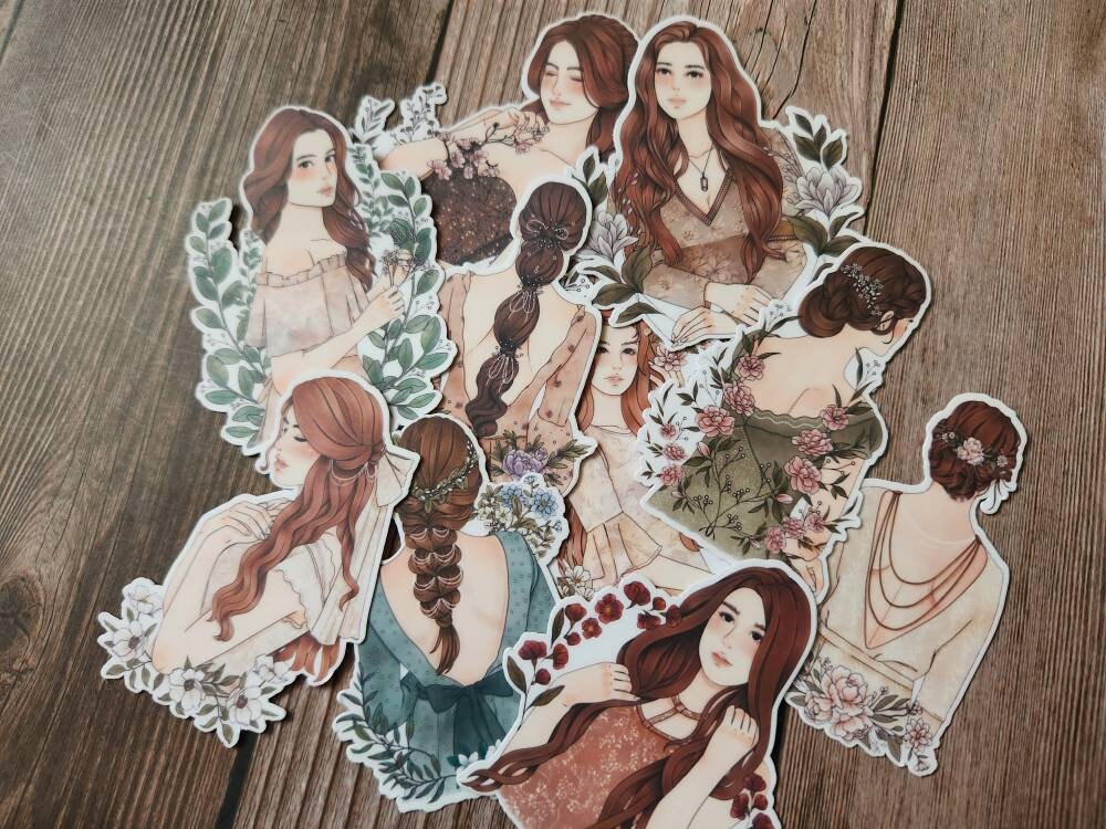 Le Jardin Girl Stickers