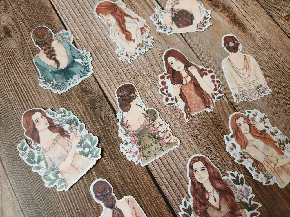 Le Jardin Girl Stickers