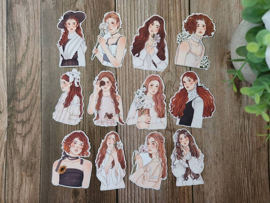 Sweetheart Girl Stickers