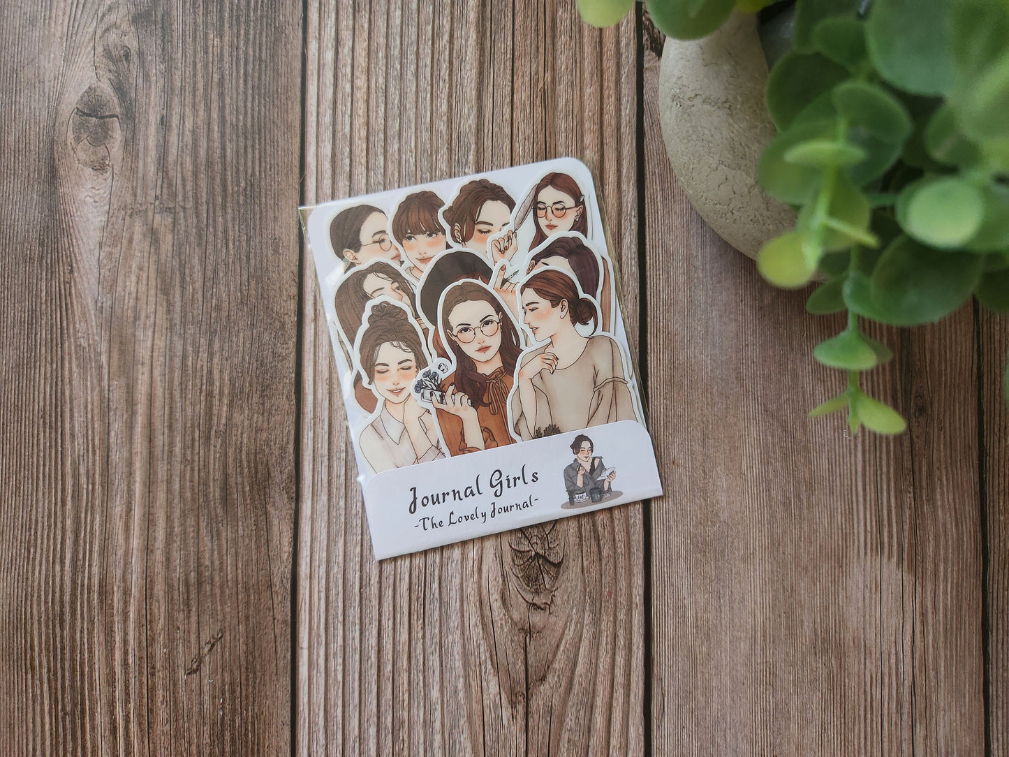 Journal Girls Stickers