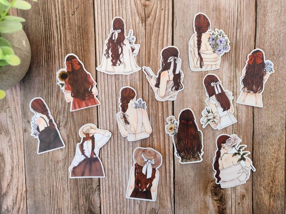 Aesthetic Girls Stickers