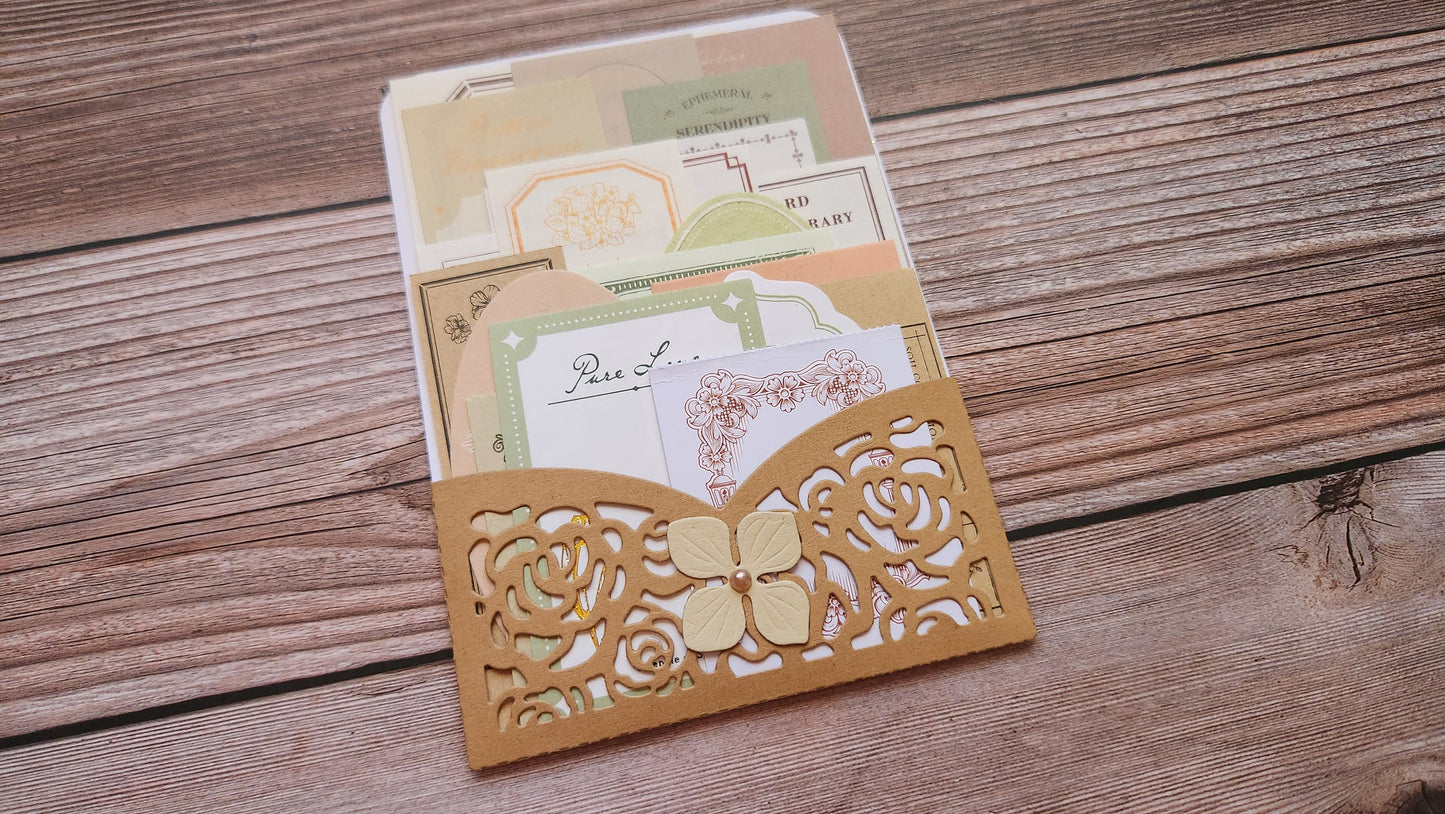 Autumn Small Pocket Full of Memos | Pocket Full of Labels | Labels | Memo Papers | Memos | Stuffed Paper Pocket