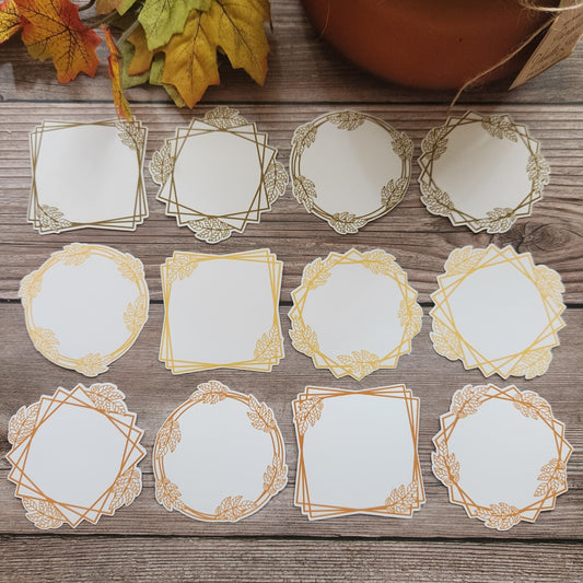 Fall Memo Label Stickers