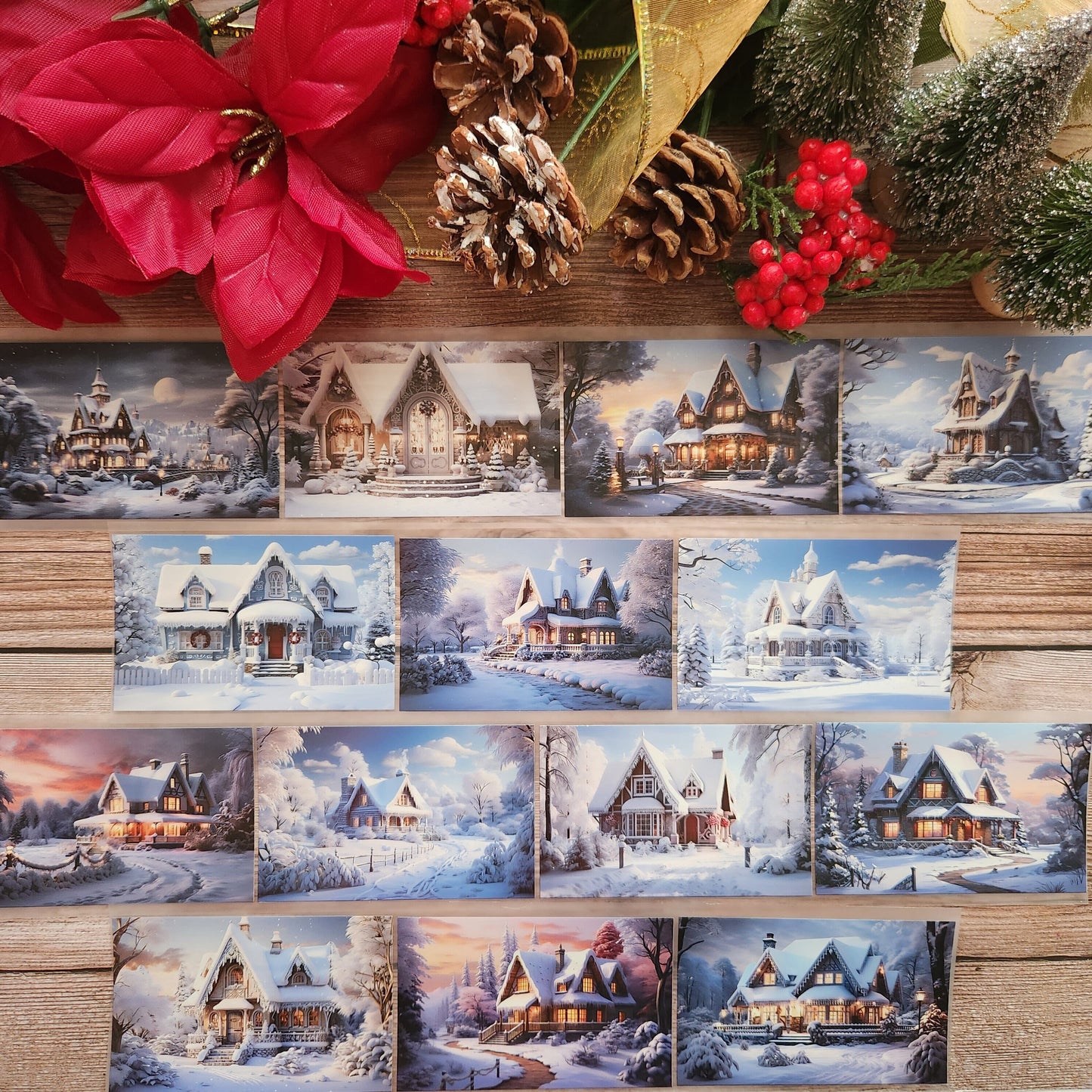 Winter Houses Pet Tape Sample Loop