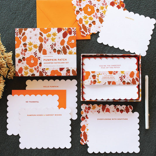 Pumpkin Patch Assorted Notecard Set