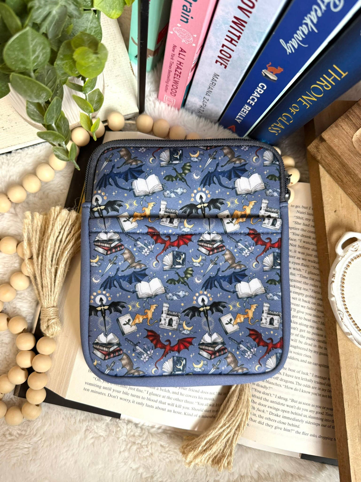 Blue Dragon Kindle Sleeve | Kindle Sleeve | Kindle Storage