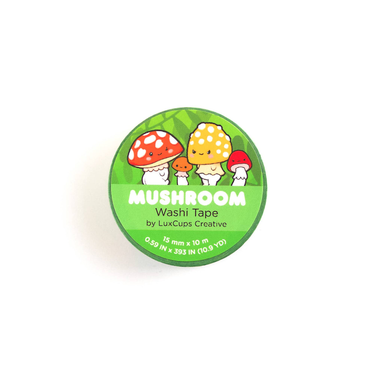Mushroom Washi Tape - Stationery | Decorative | Low-Tack