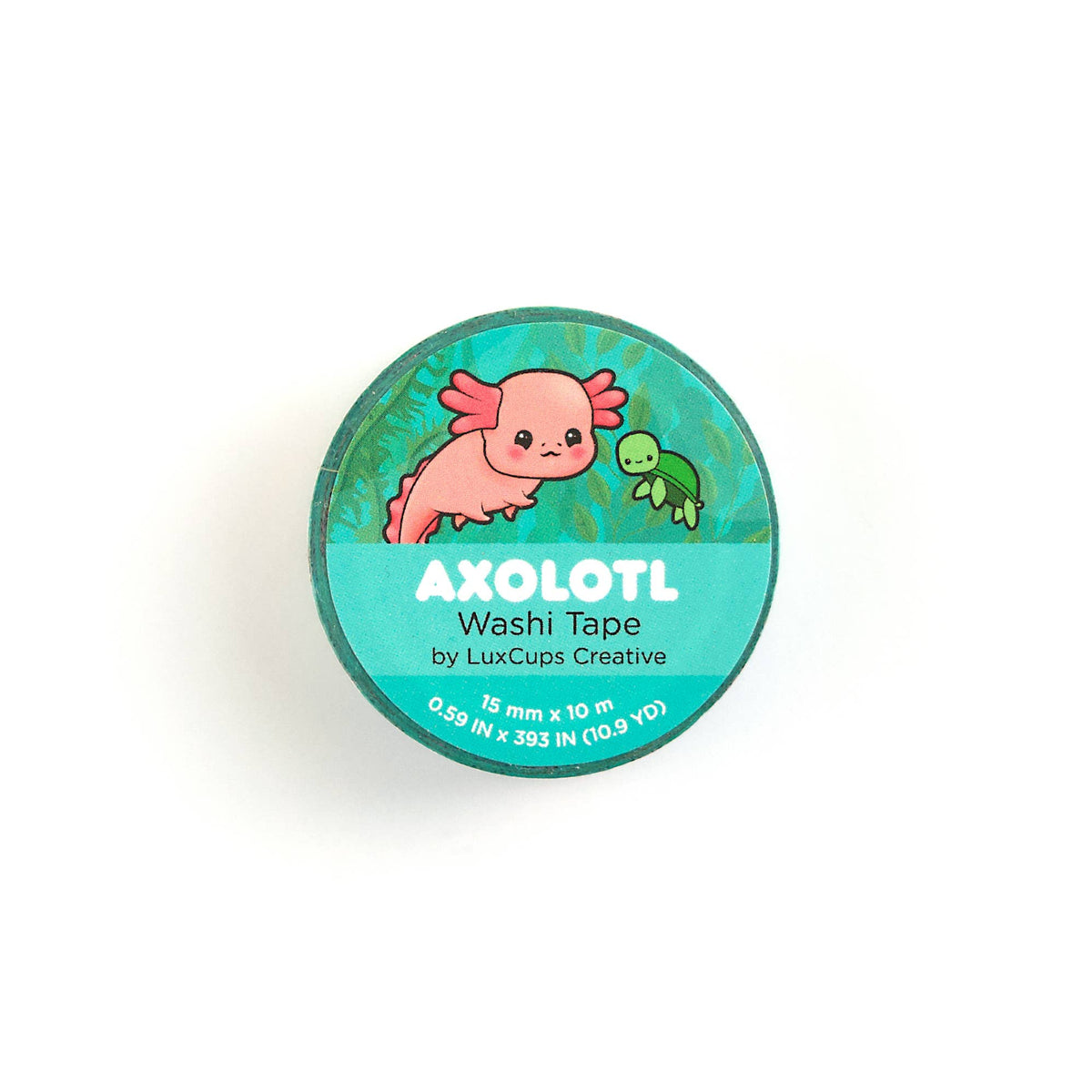 Axolotl Washi Tape - Stationery | Decorative | Low-Tack Tape