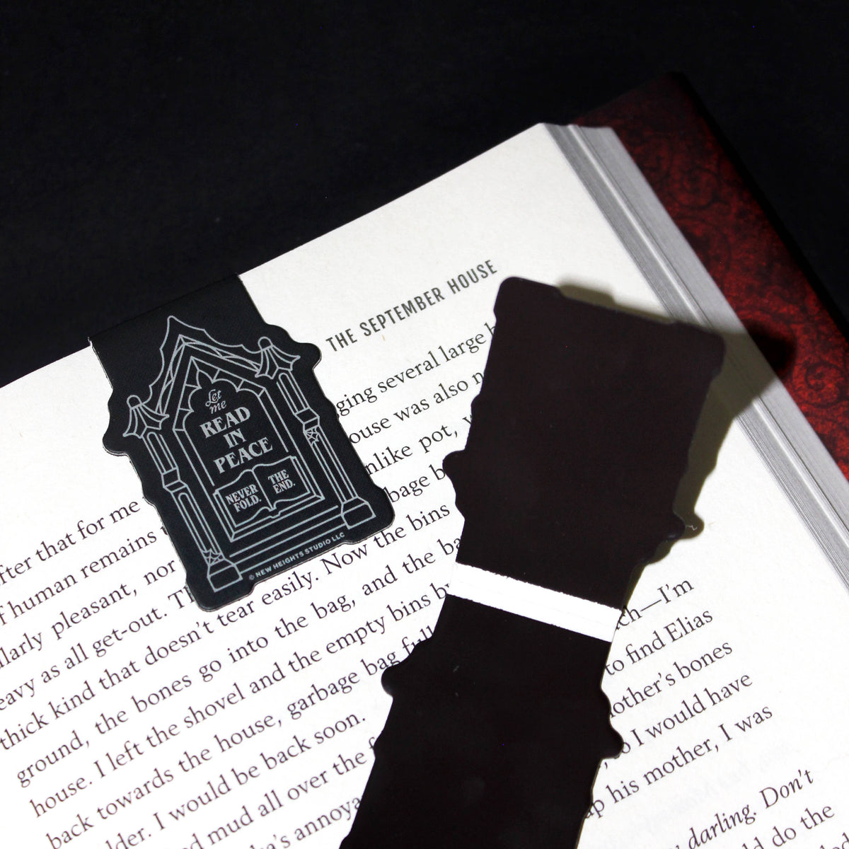 "Read In Peace (R.I.P.)" Halloween Spooky Magnetic Bookmark