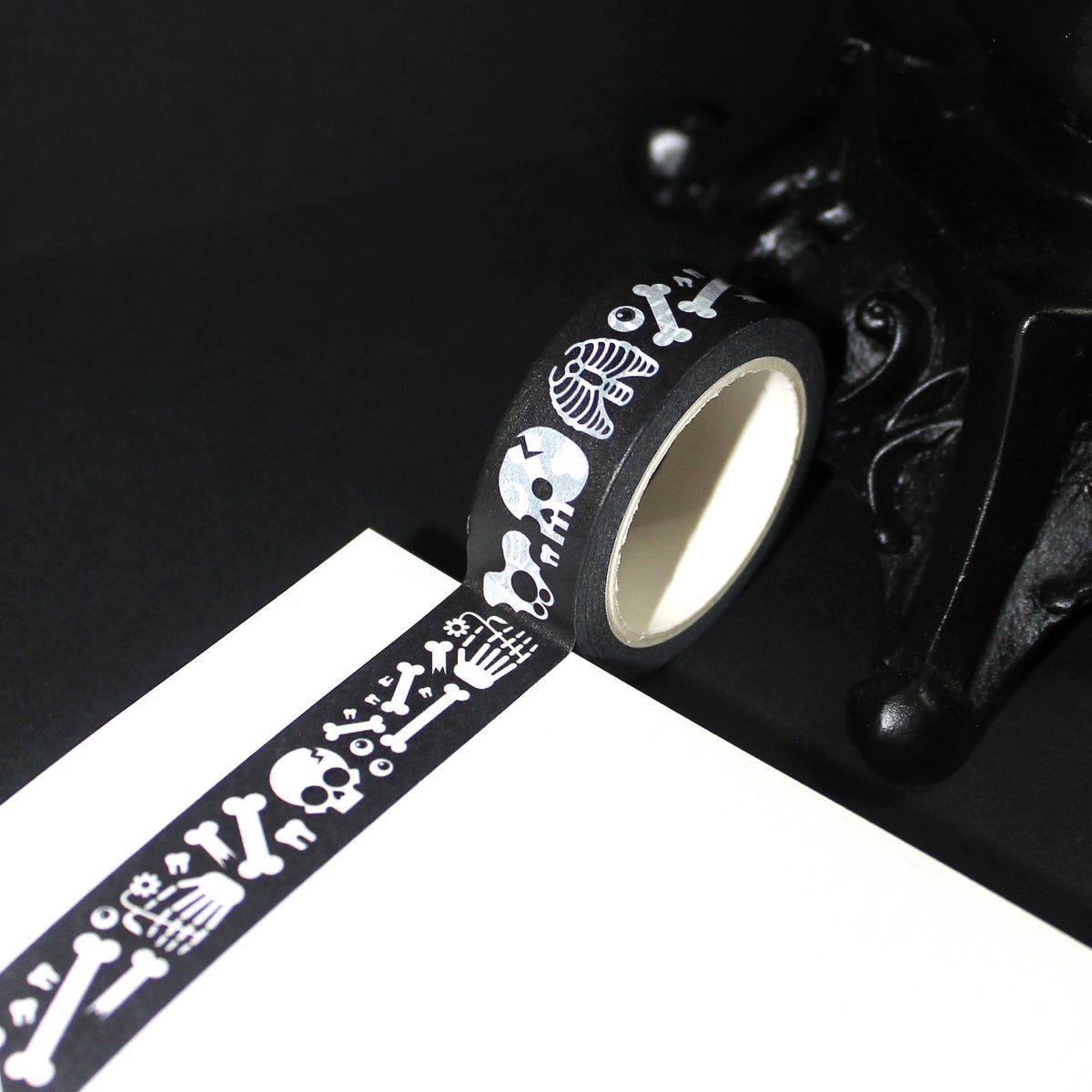 "Skeletal Grave" Spooky Skeleton Washi Tape
