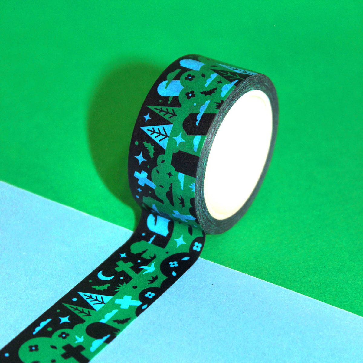 "Grim Graves" Spooky Halloween Washi Tape (20mm/10m)