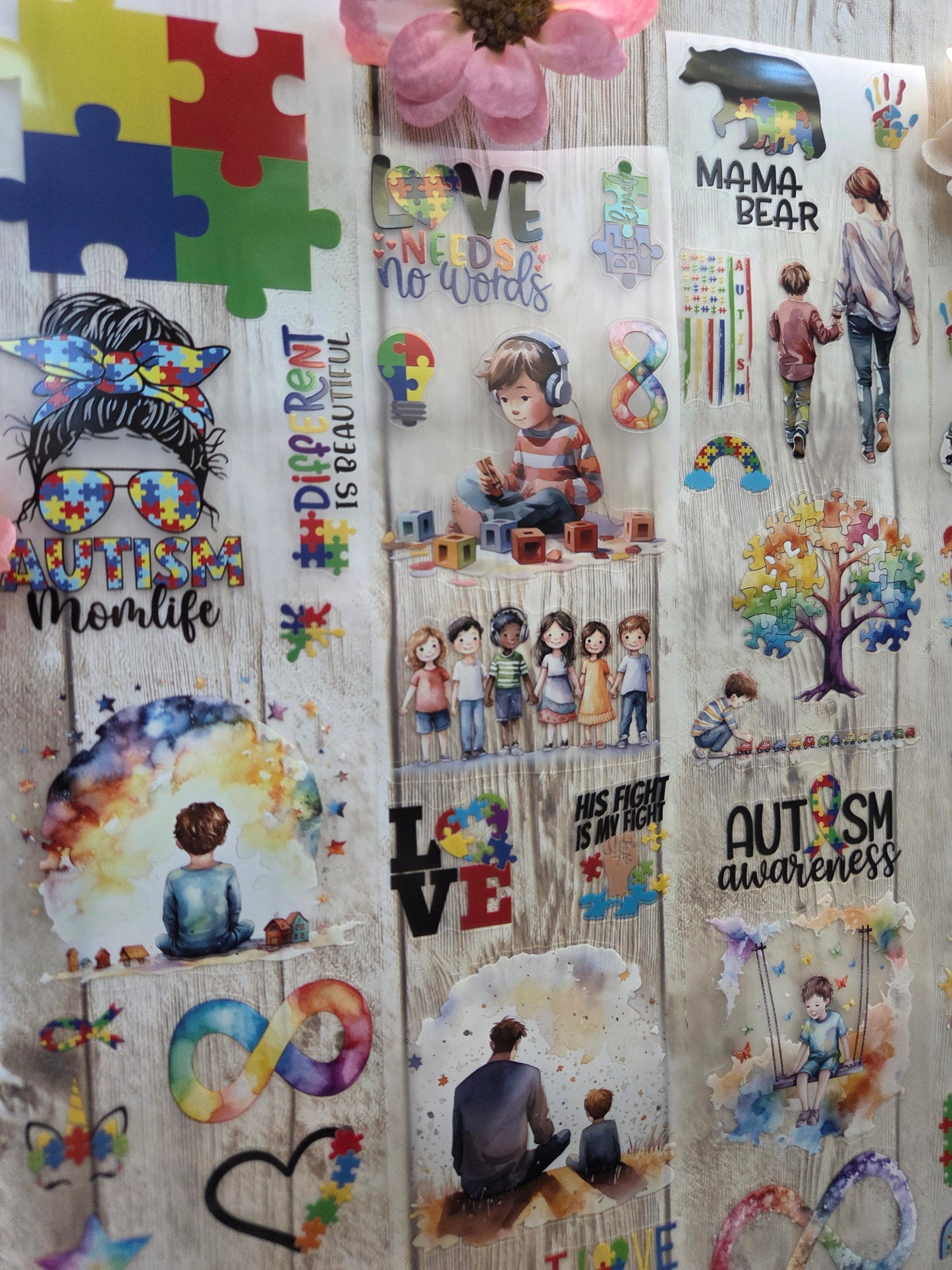 Autism Awareness - PET Tape Sample Loop (Reggie)