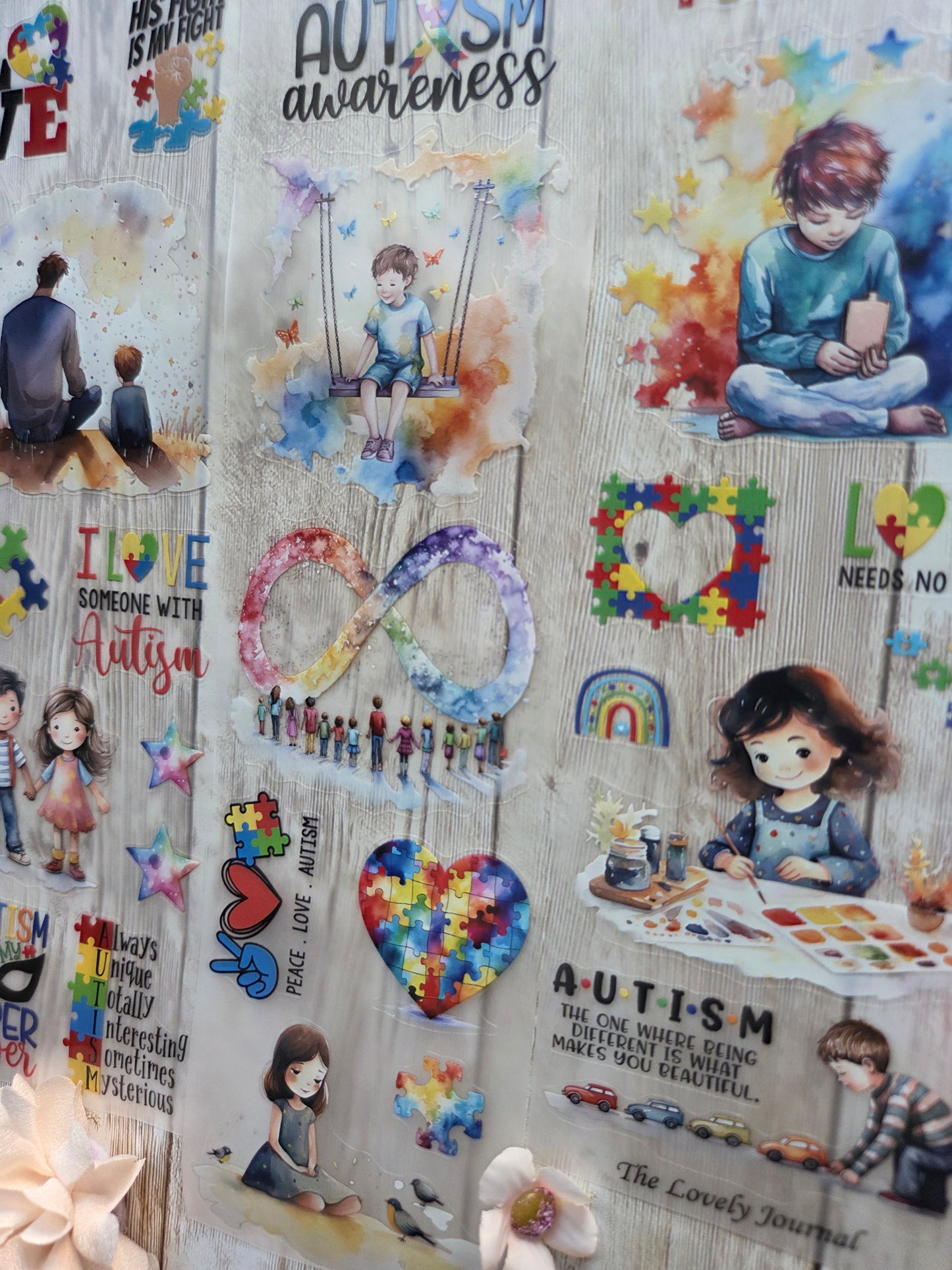 Autism Awareness - PET Tape Sample Loop (Reggie)