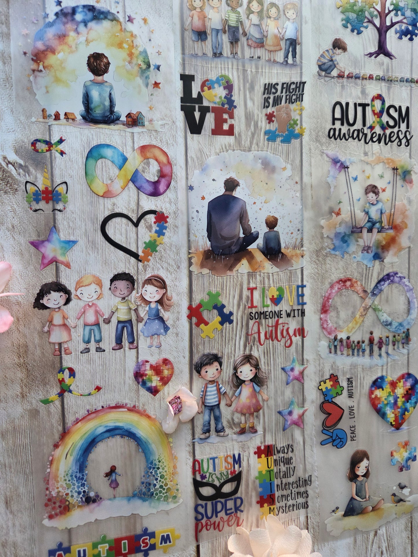 Autism Awareness - PET Tape Sample Loop (Reggie)