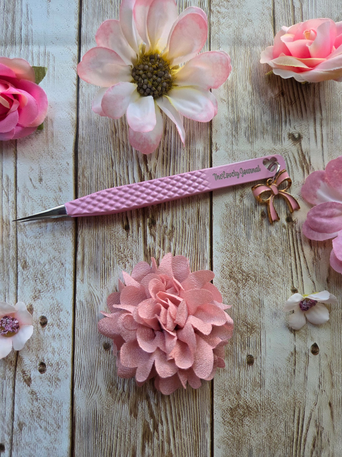 Pink Crafting Tweezers