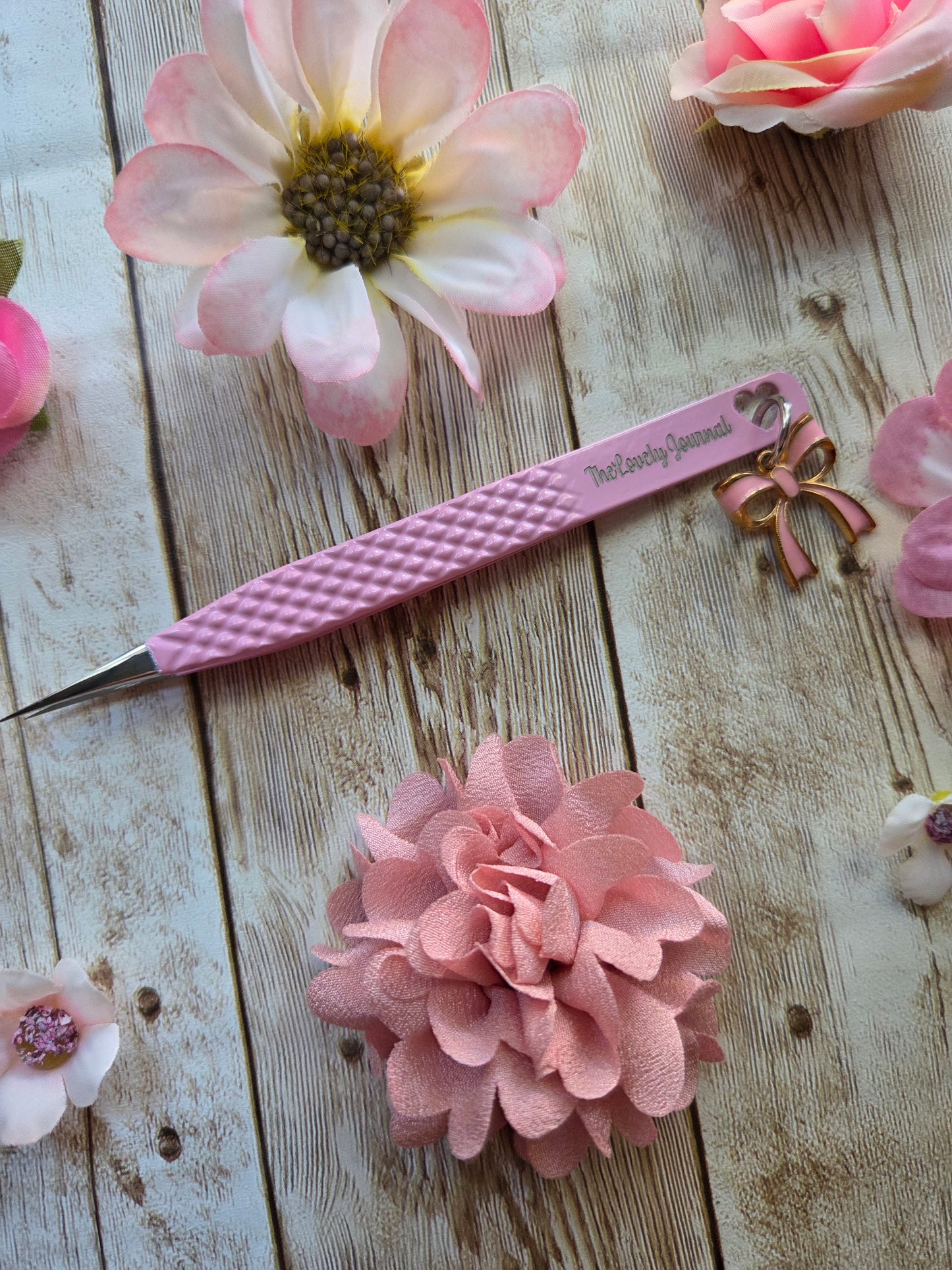 Pink Crafting Tweezers
