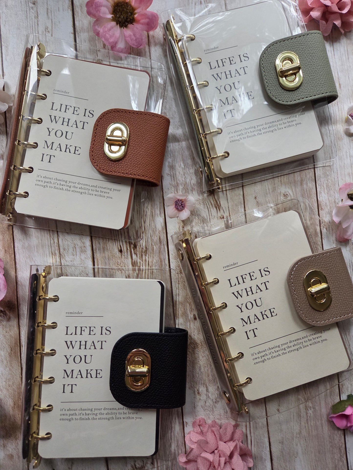 Mini Clear Loose Leaf Journal