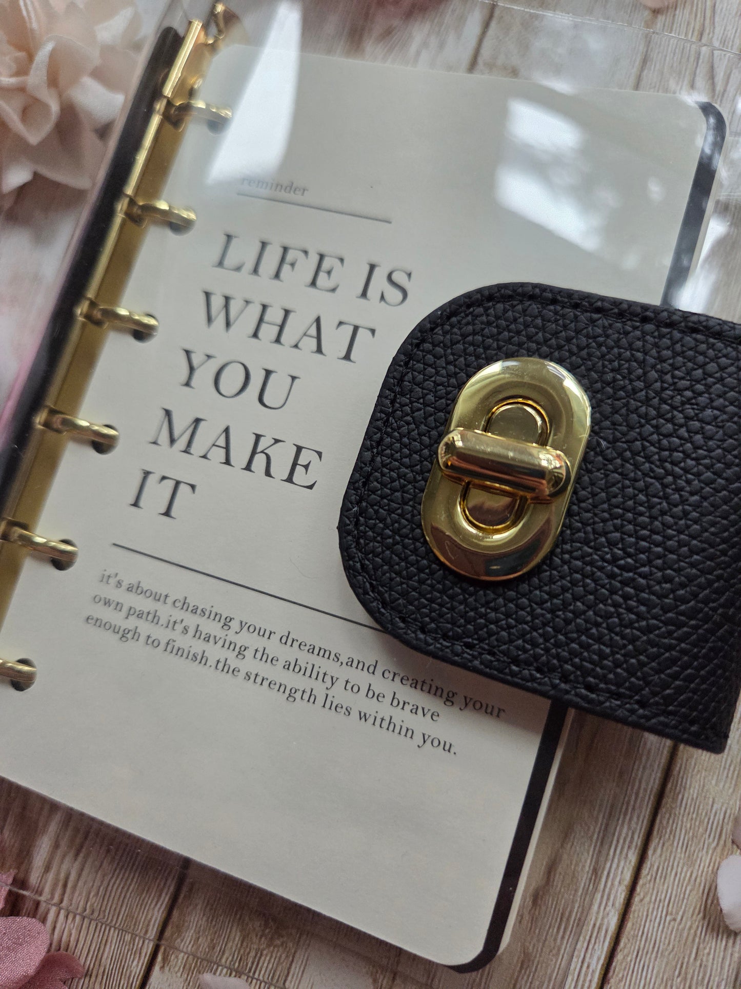 Mini Clear Loose Leaf Journal