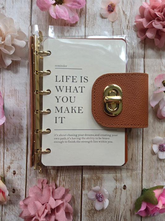 Mini Clear Loose Leaf Journal