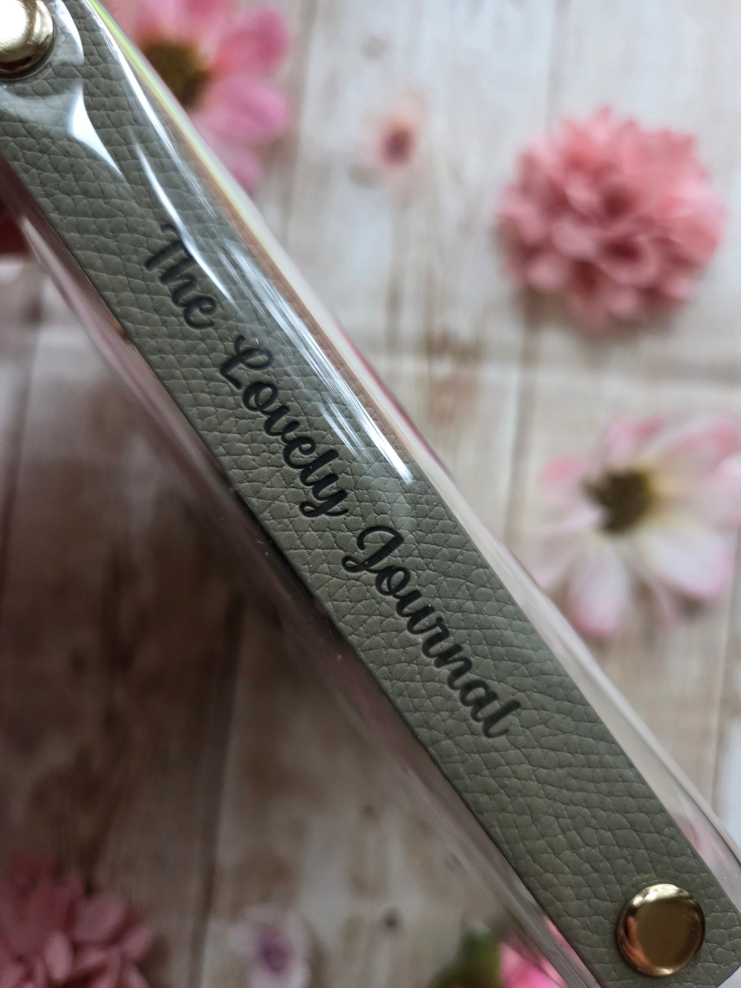 Mini Clear Loose Leaf Journal