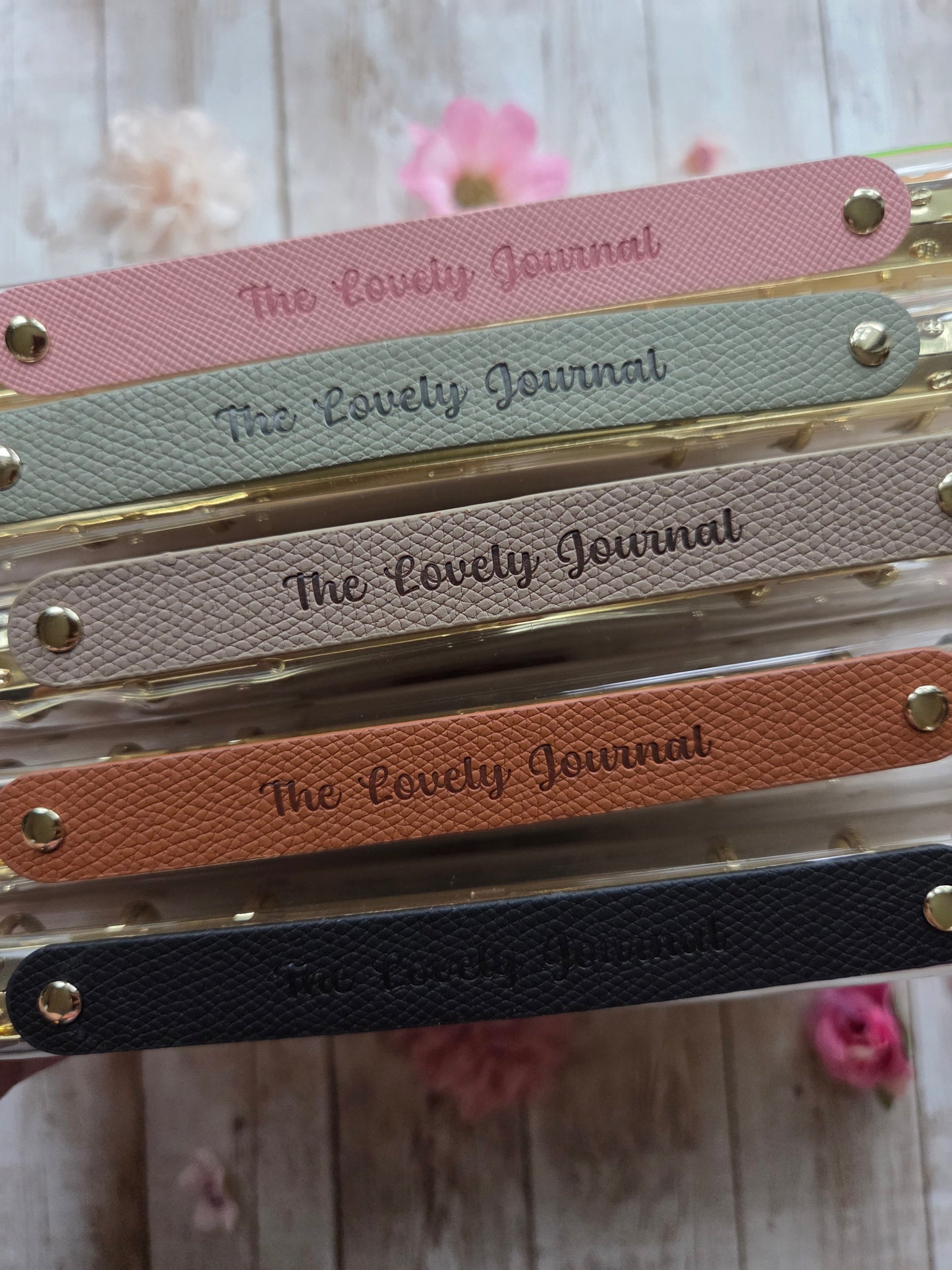 Large Clear Loose Leaf Journal