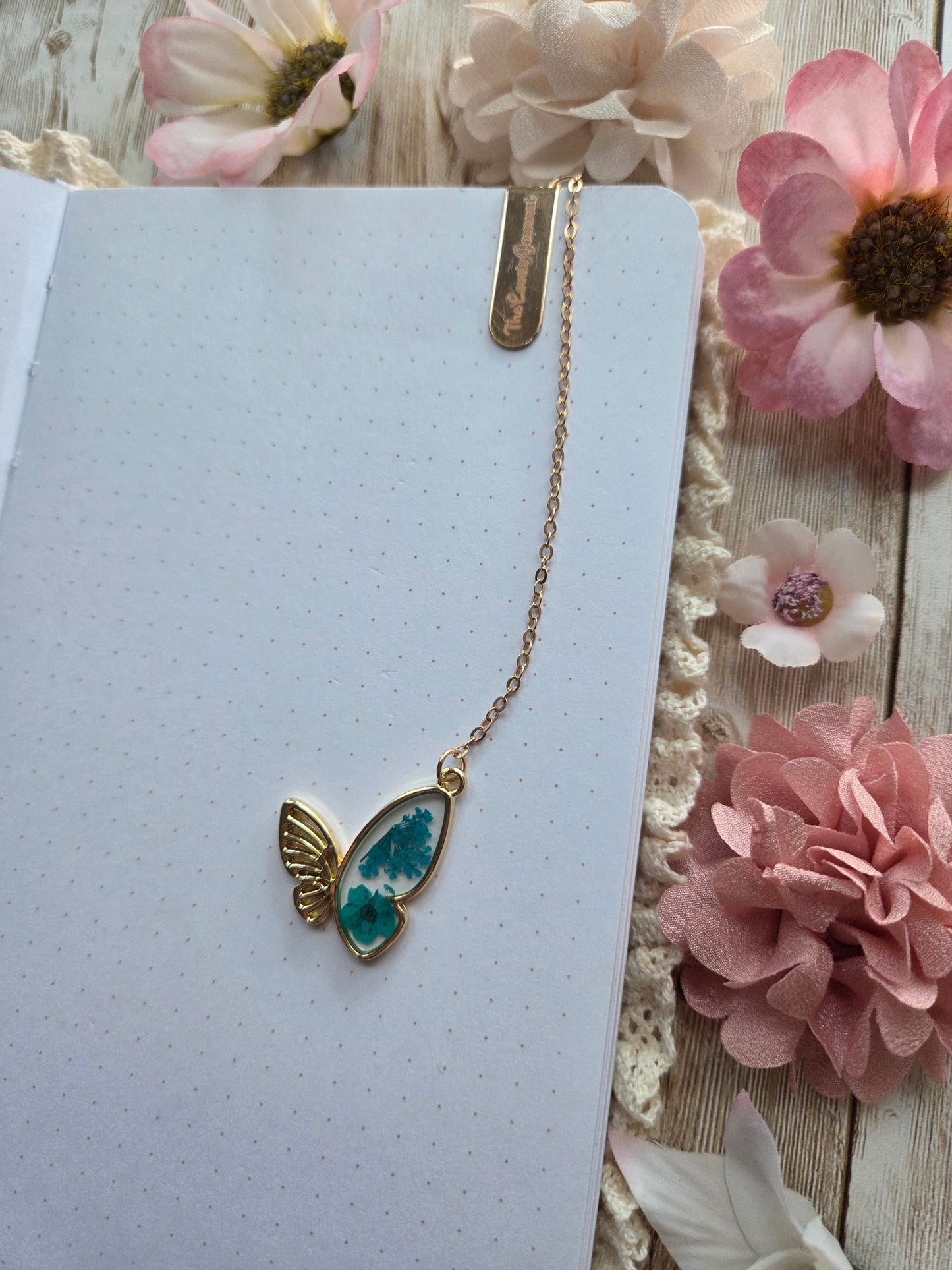 Blue Butterfly Bookmark