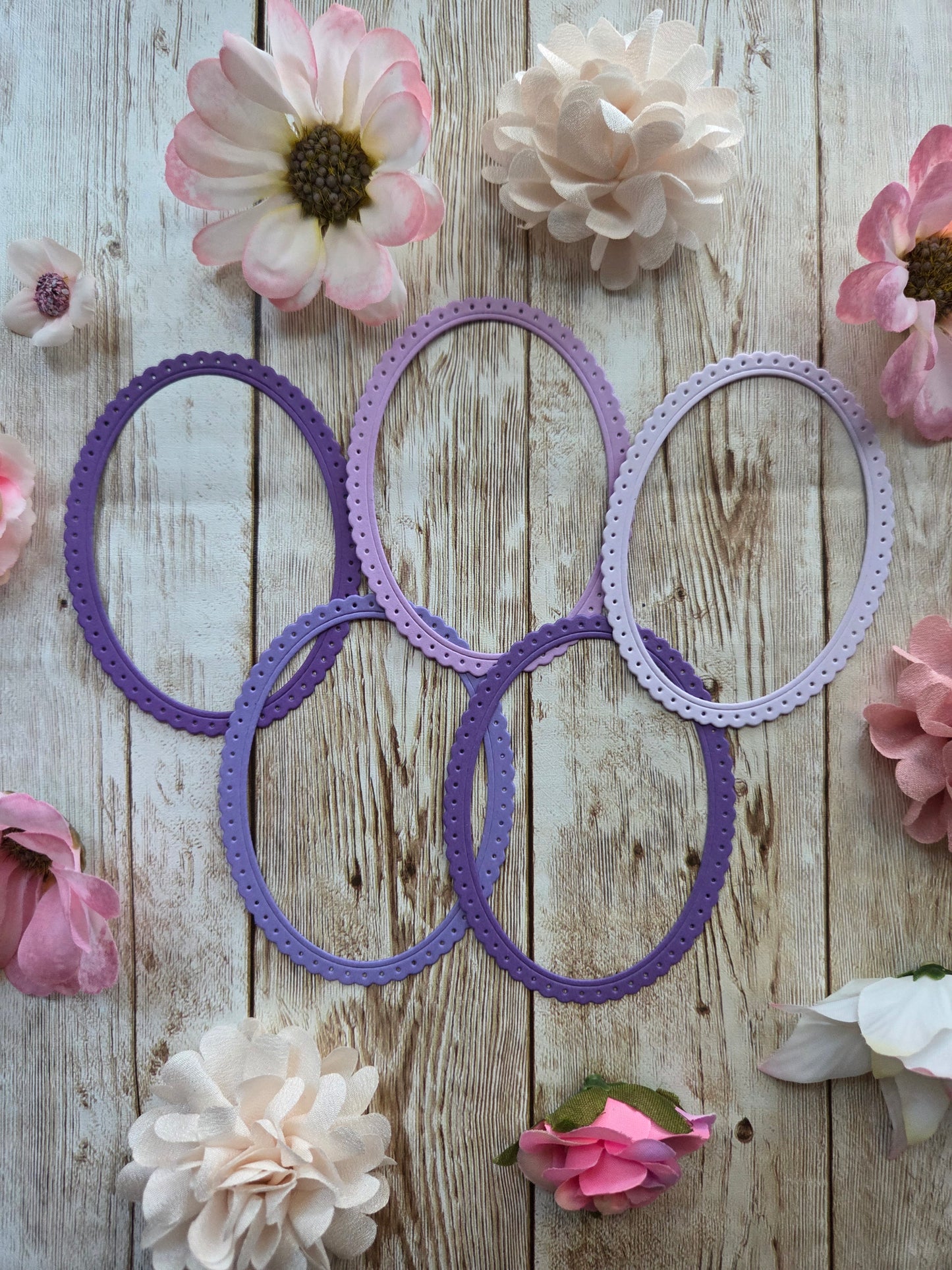Stitched Ovals  Die Cut Set