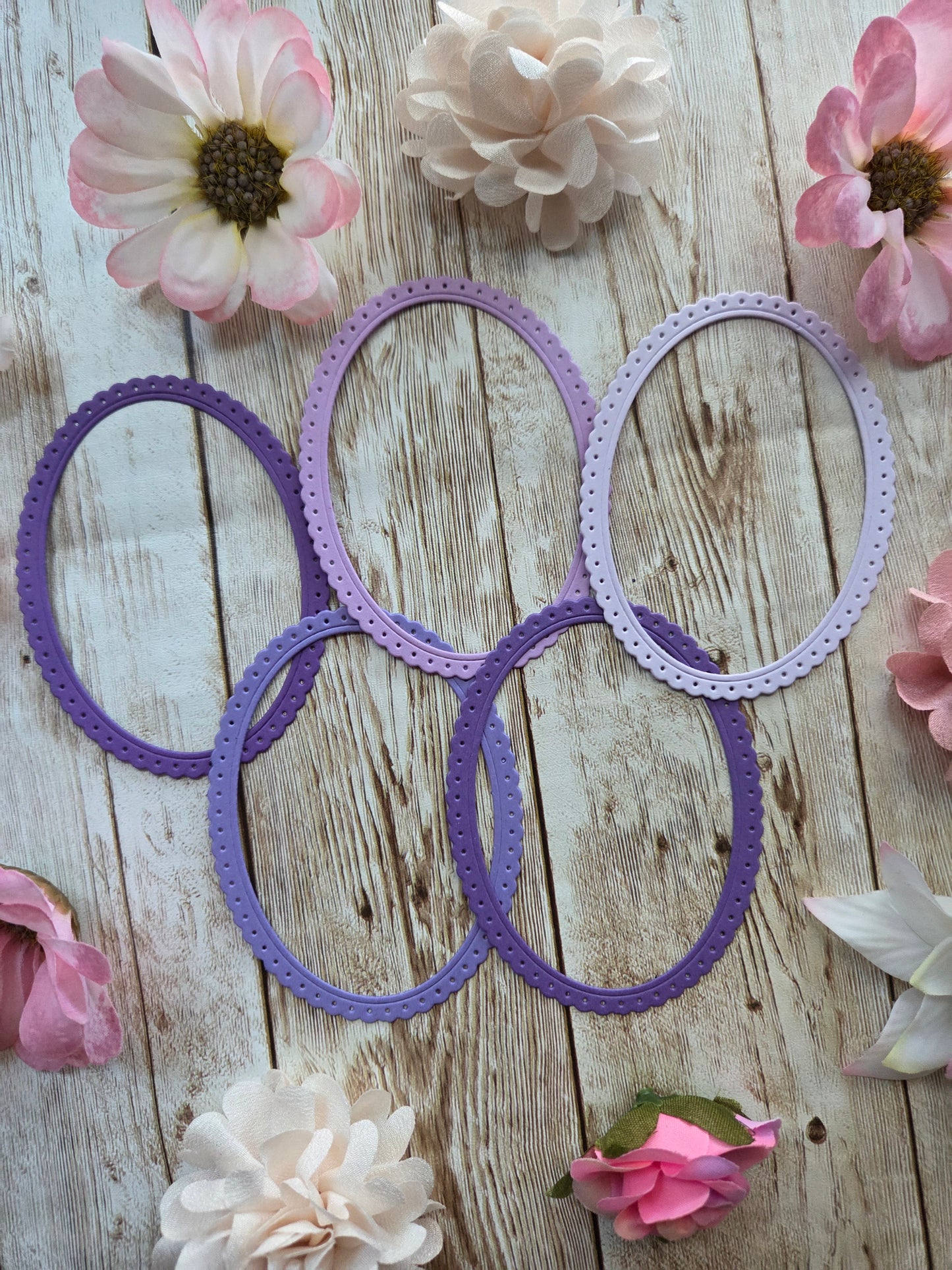 Stitched Ovals  Die Cut Set