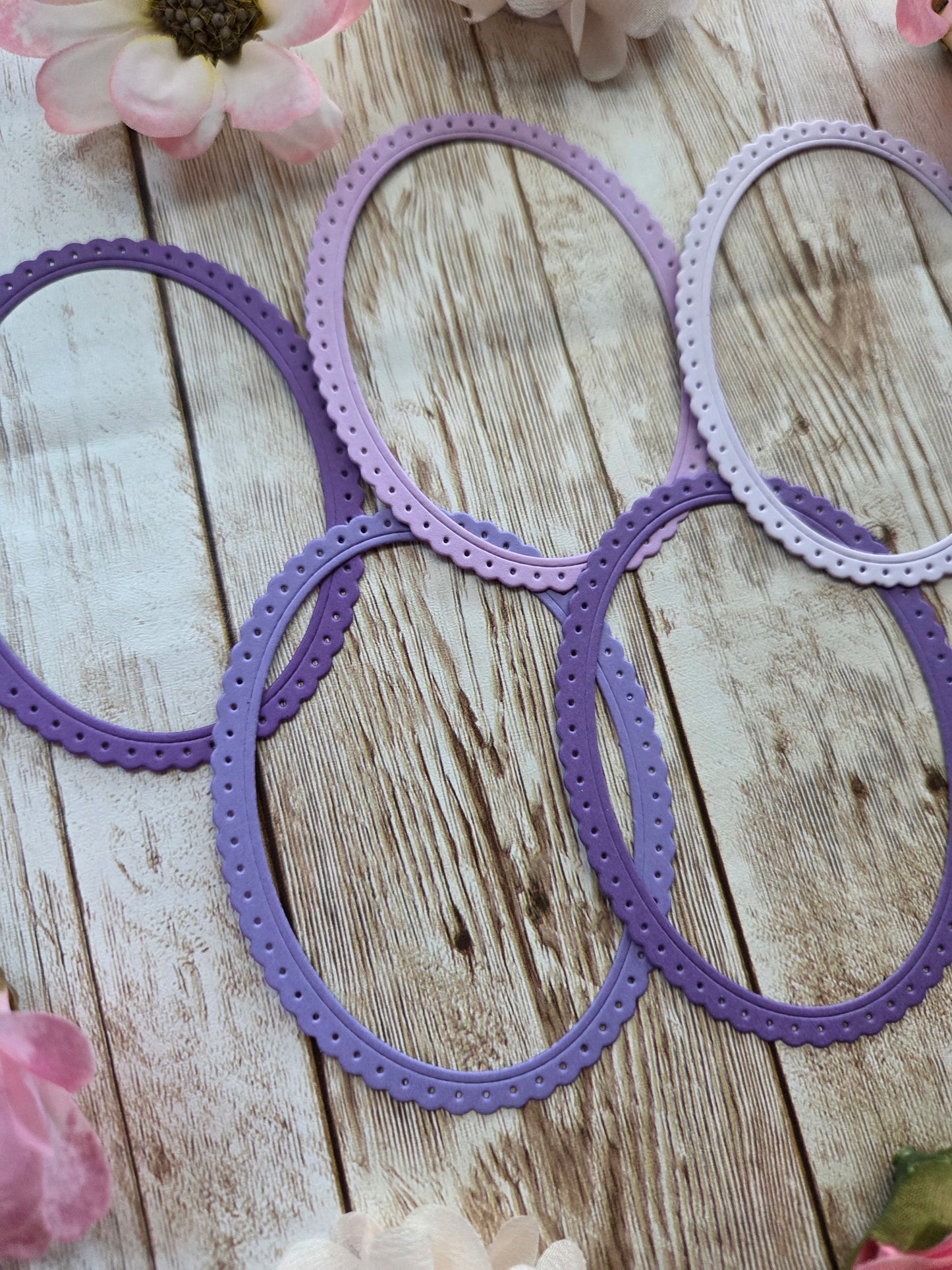 Stitched Ovals  Die Cut Set