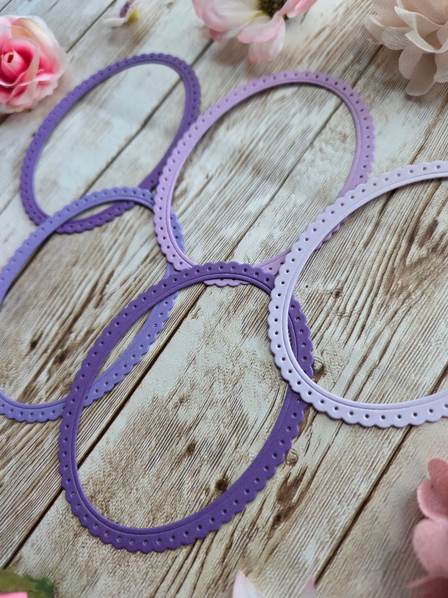 Stitched Ovals  Die Cut Set