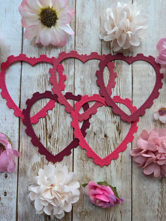 Fancy Hearts Die Cut Set