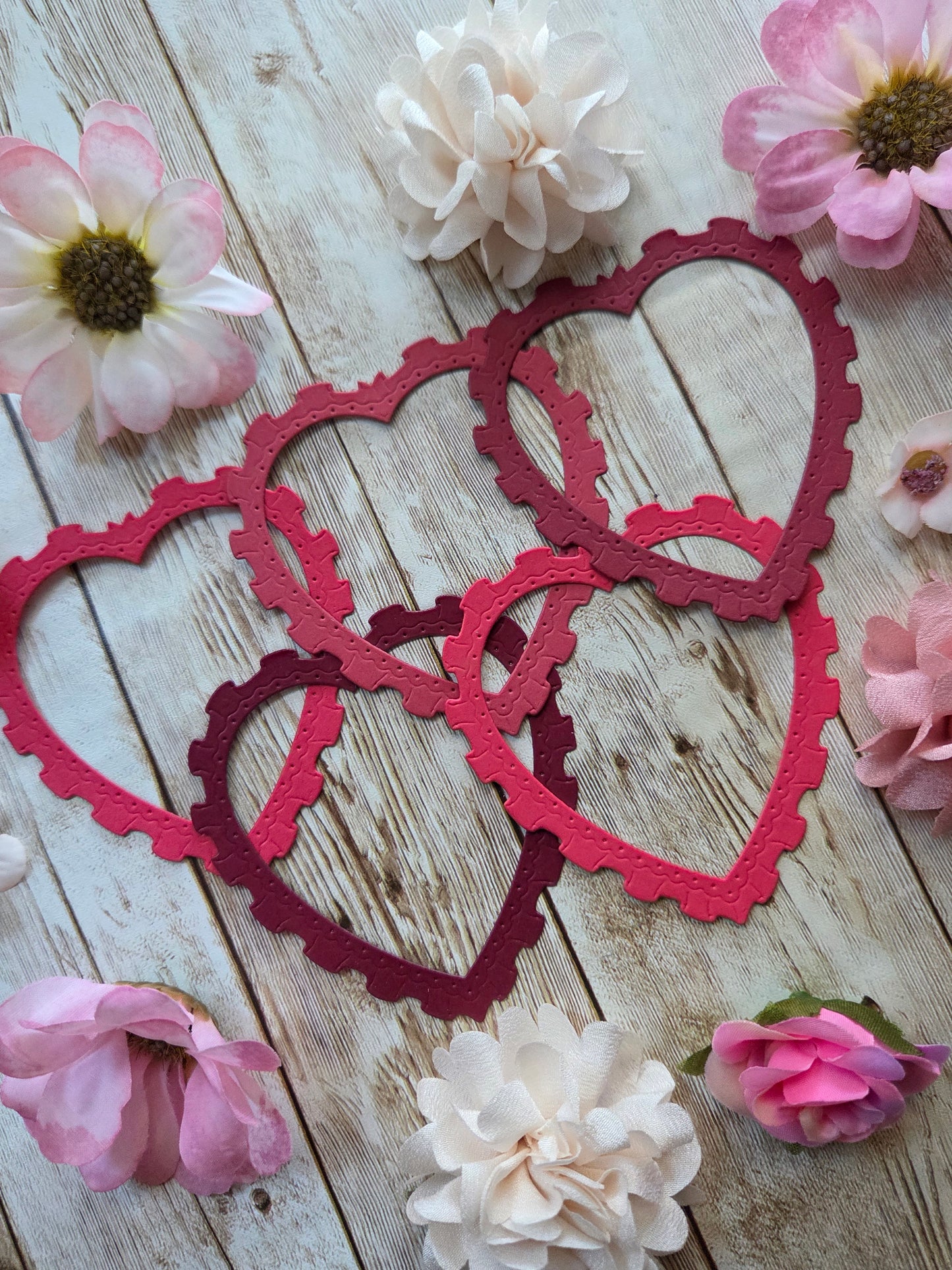 Fancy Hearts Die Cut Set