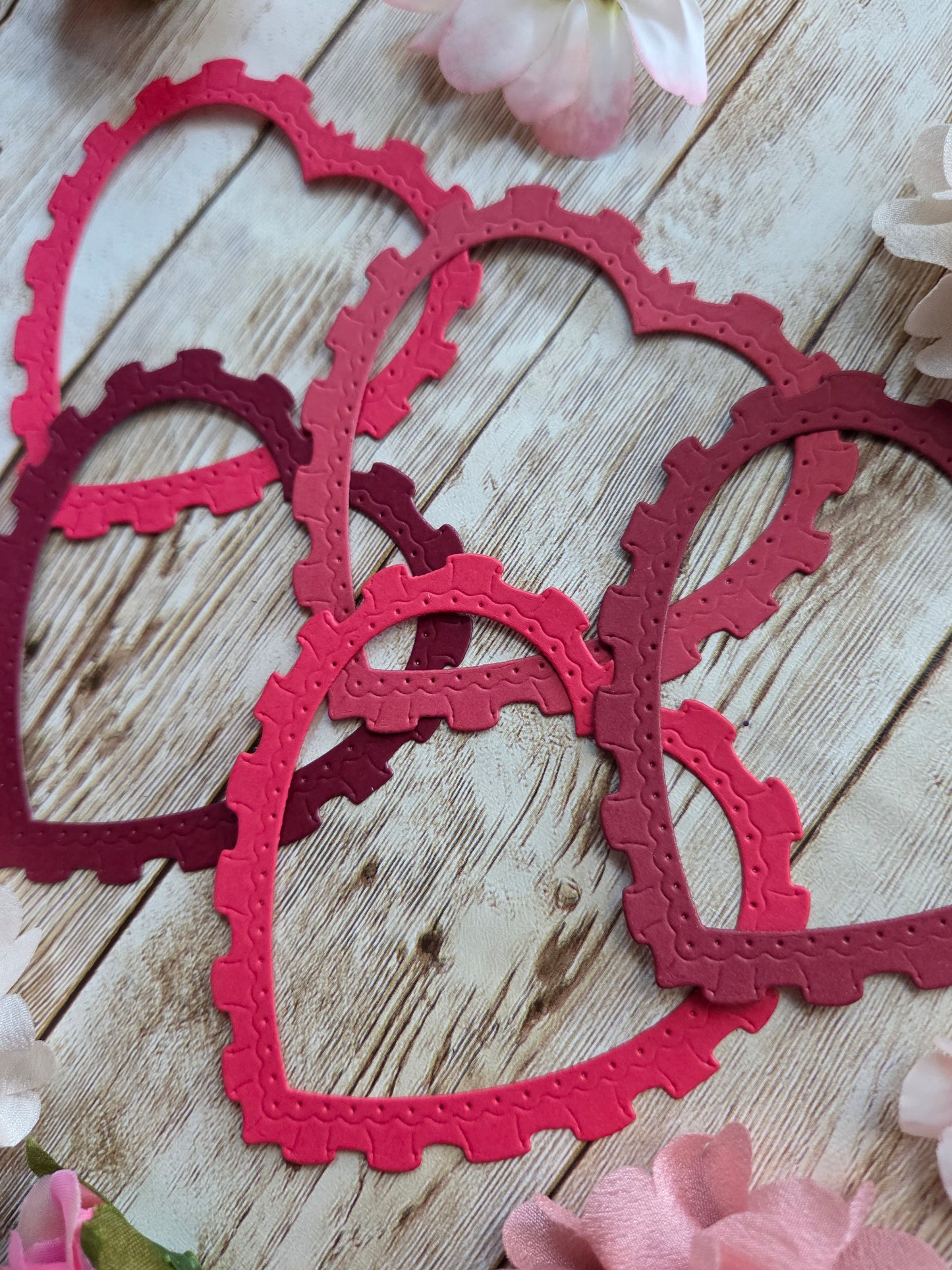 Fancy Hearts Die Cut Set